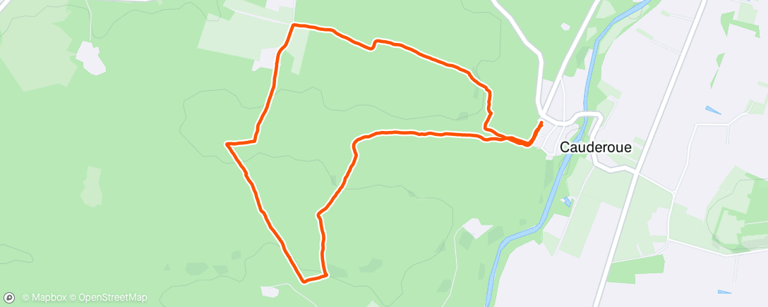 Map of the activity, Afternoon Walk