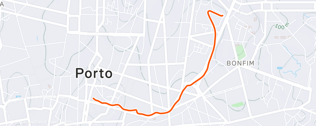 Карта физической активности (Corrida vespertina)