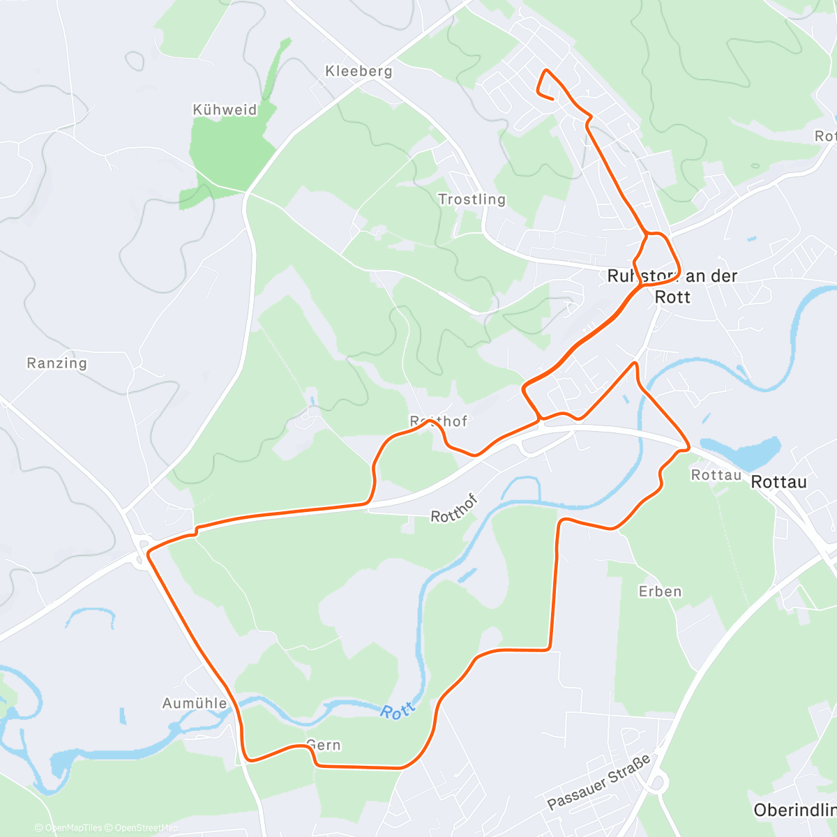 Map of the activity, Lunch Run 🏃🏽☀️ - Simulation