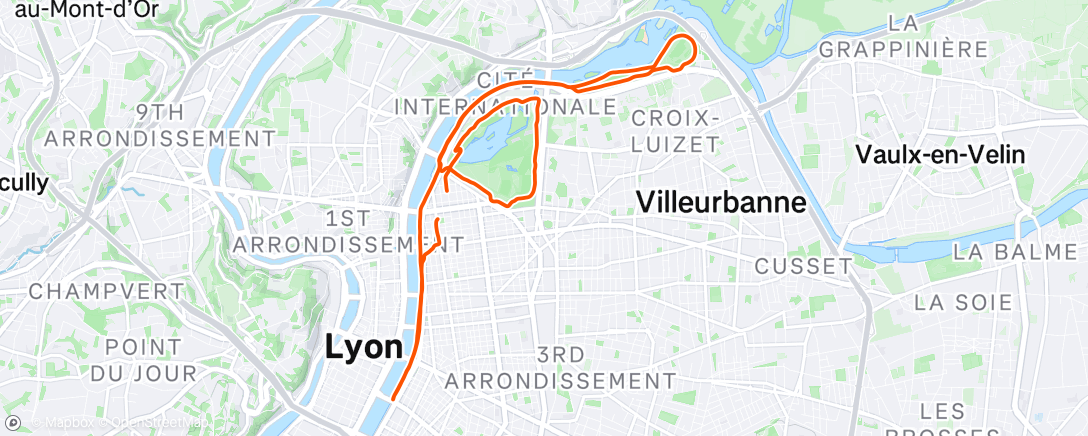 Map of the activity, Acclimatation à Lyon avec Kiel et Alassan 🥵