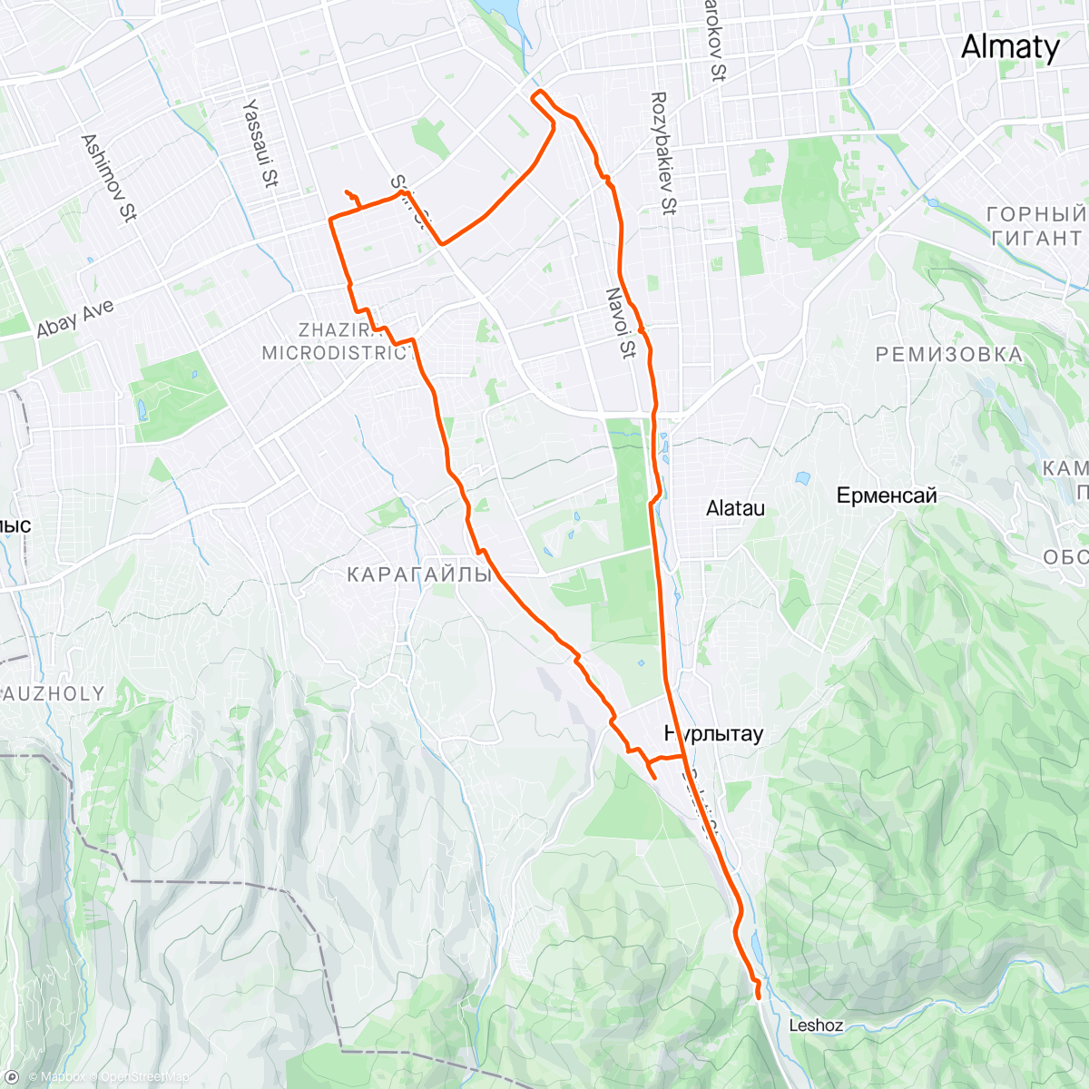 「Morning Ride」活動的地圖