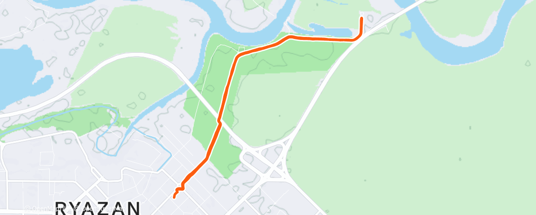 Карта физической активности (Утренний забег)