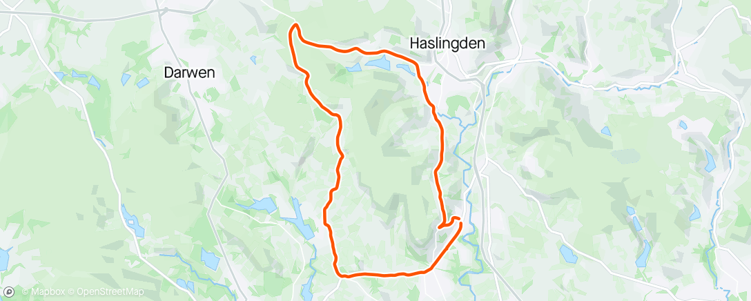 Map of the activity, Pre race
