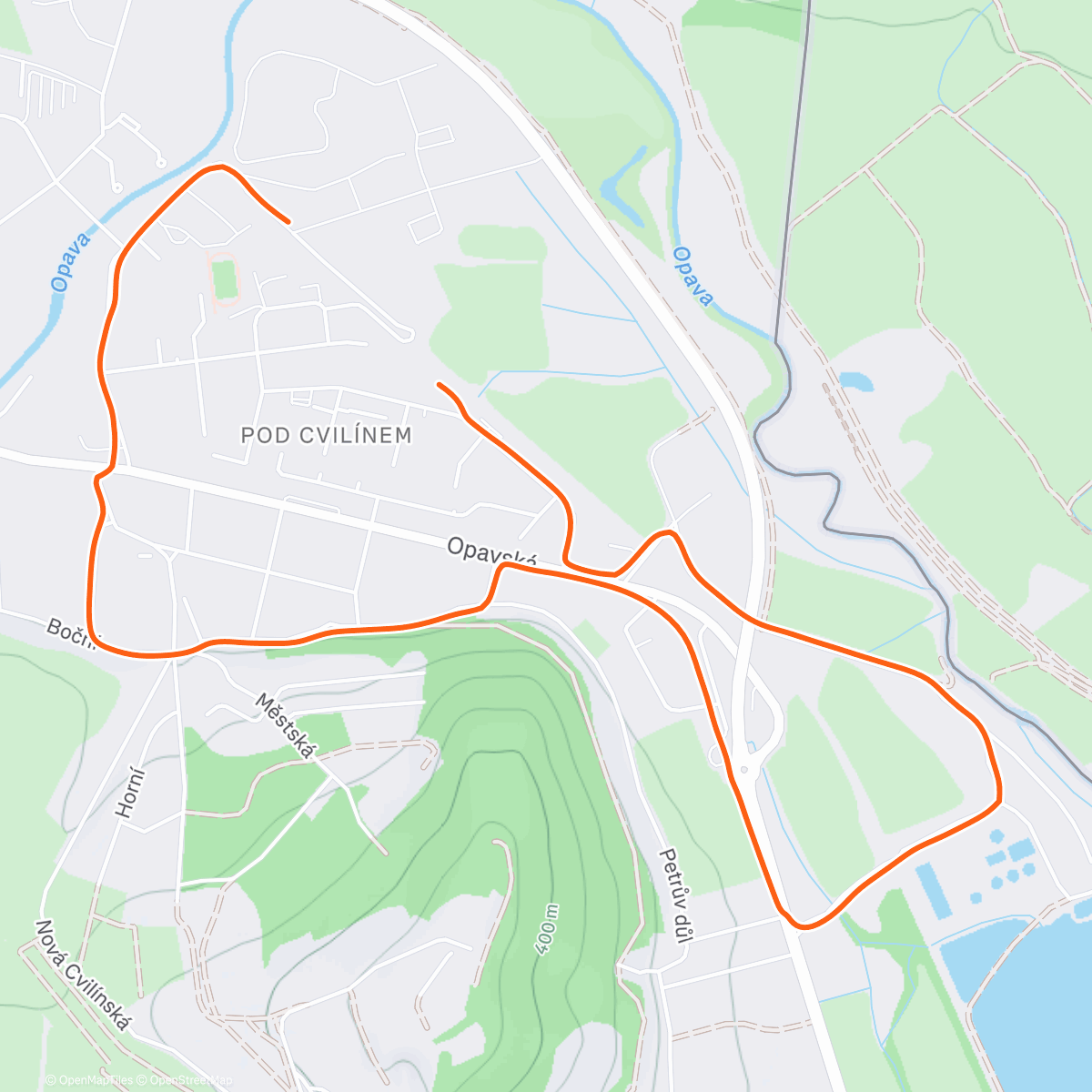 Карта физической активности (Morning Run z 0 na 100 za 1 měsíc)