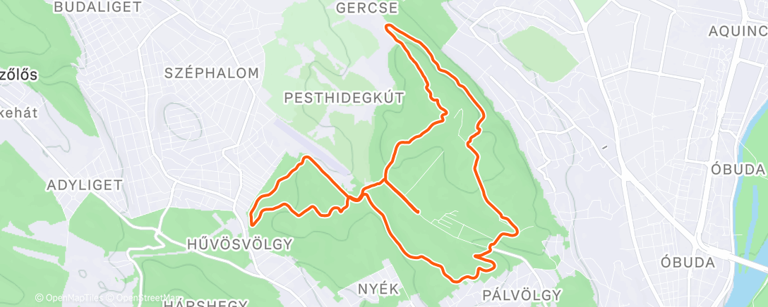 Map of the activity, Happy New Trail 2026