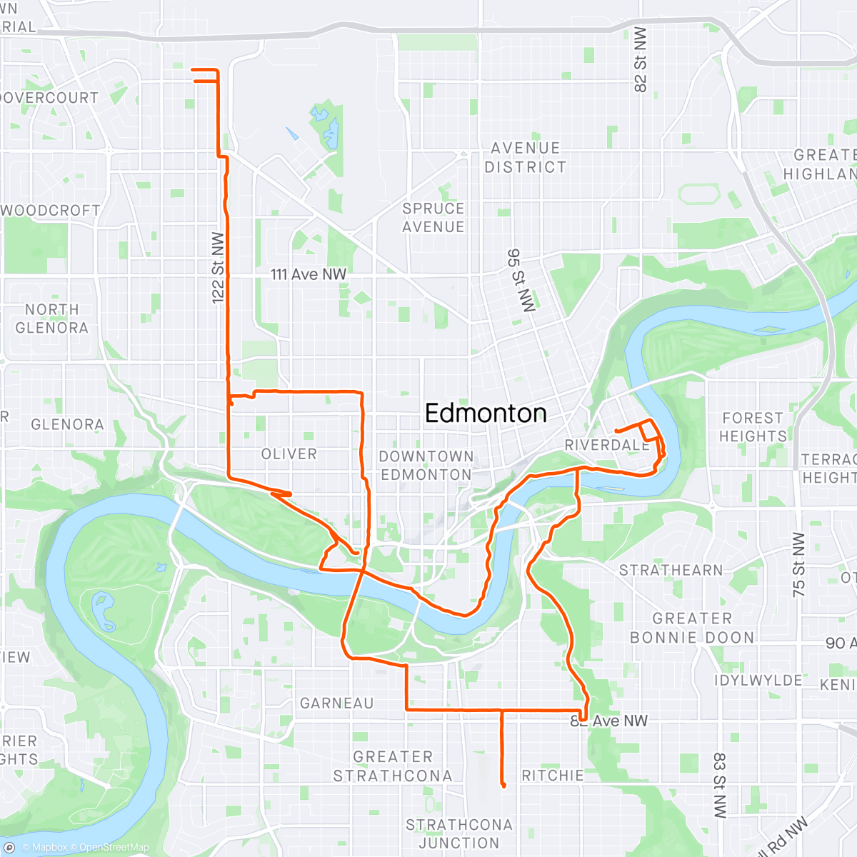 Map of the activity, First Bike ‘n’ Brew of the season!