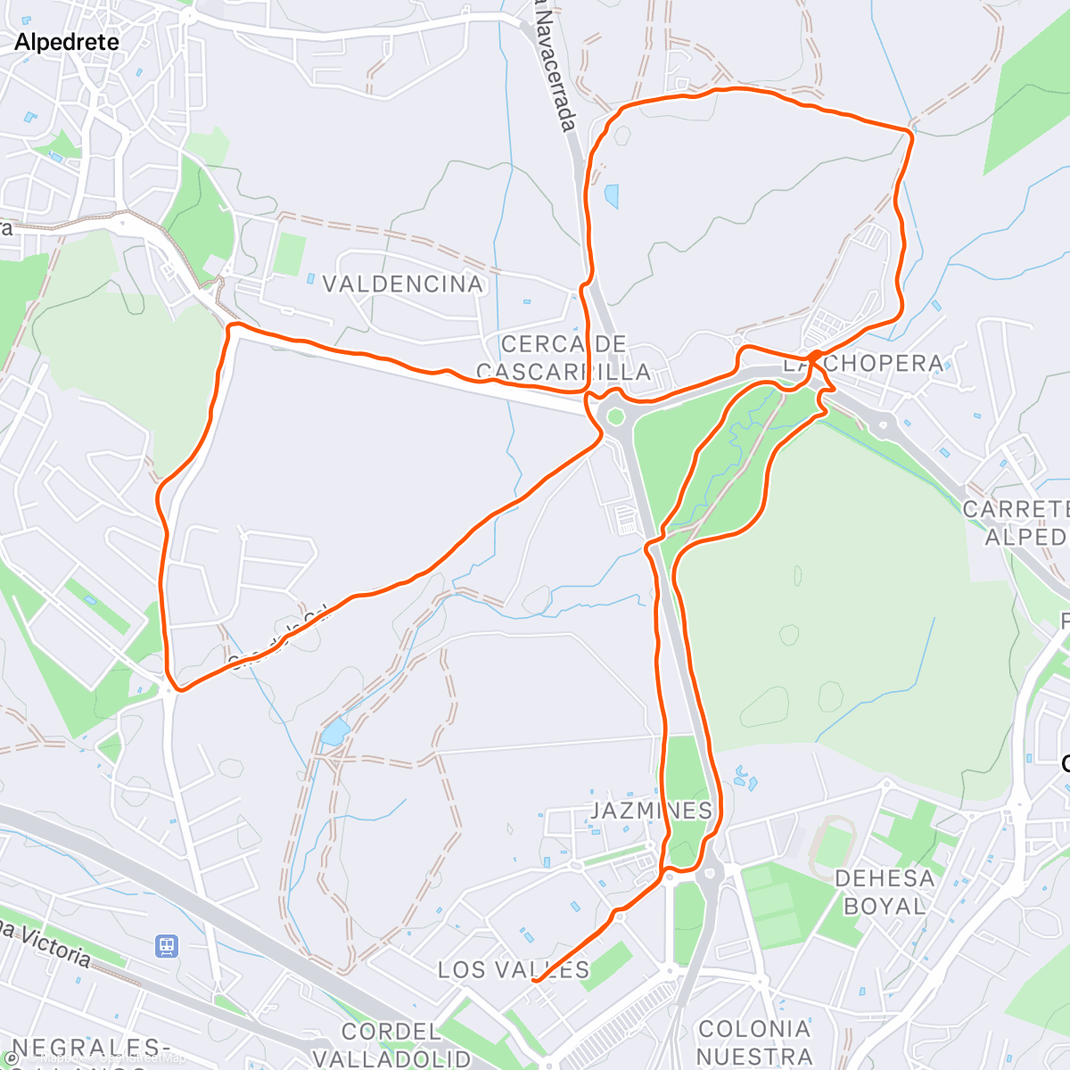 Map of the activity, Regen (2do turno)