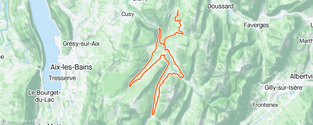 Map of the activity, Au milieu de l’AlpsMan 💪🏻
