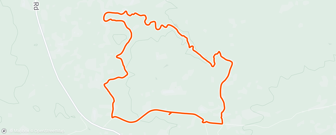 Map of the activity, Morning Mountain Bike Ride