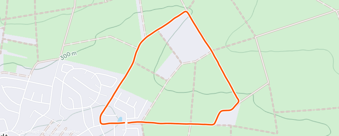 活动地图，Lauf am Nachmittag