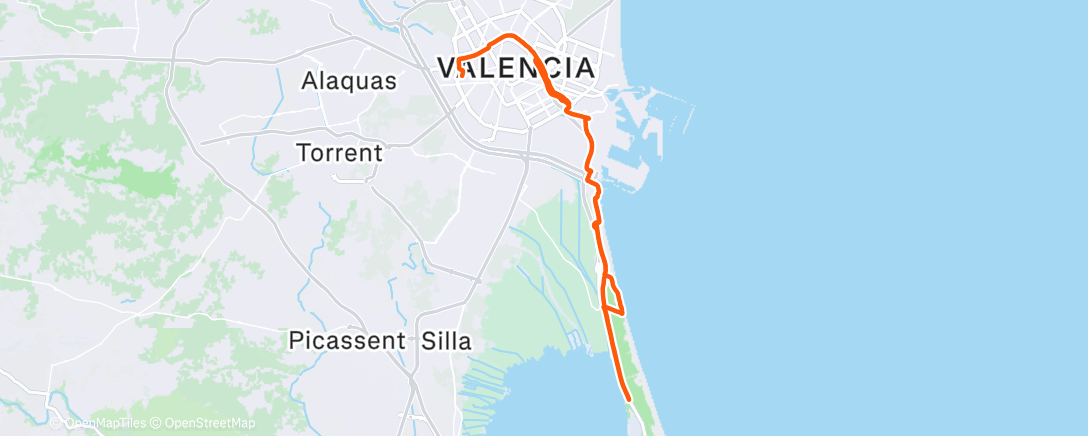 Карта физической активности (VLC-ROT. PALMAR-VLC)