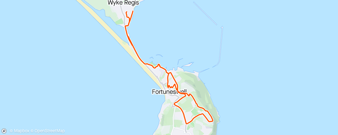 Map of the activity, A bit of wind and hills with the dogs