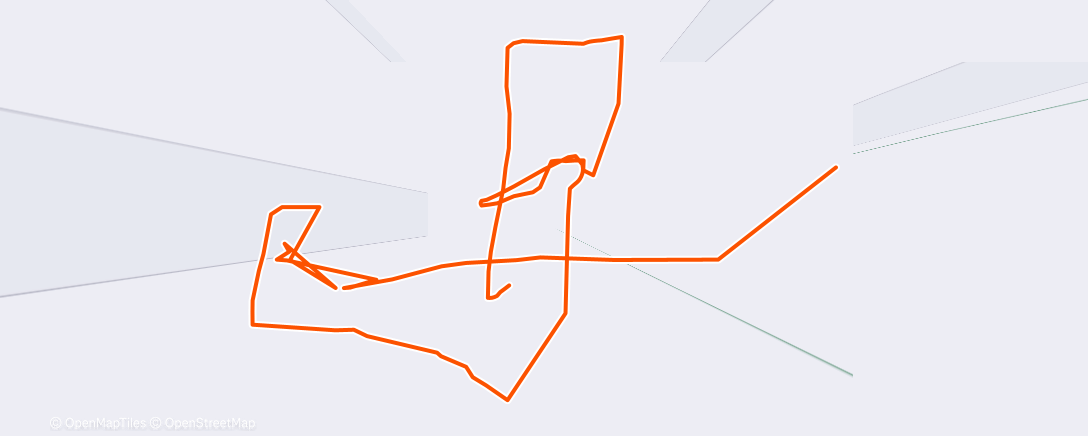 Map of the activity, Morning Workout