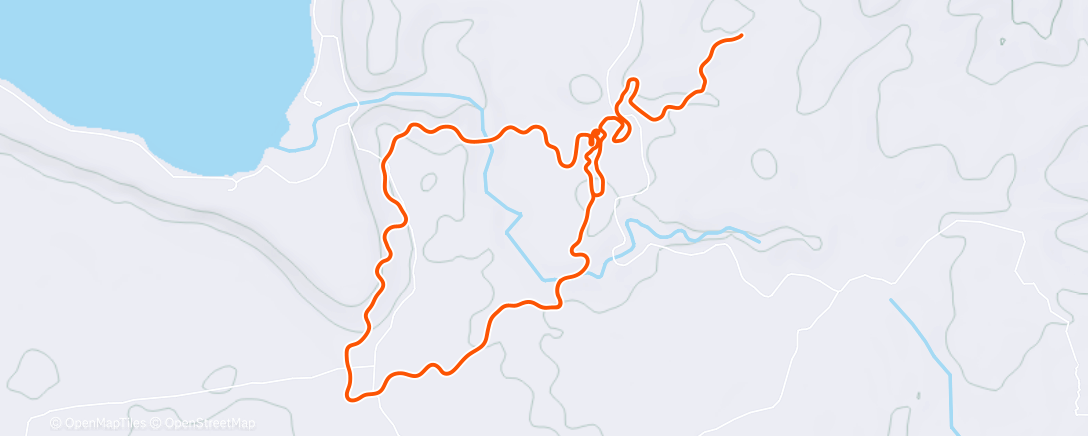 Карта физической активности (Zwift - Active Recovery on Farmland Loop in Makuri Islands)