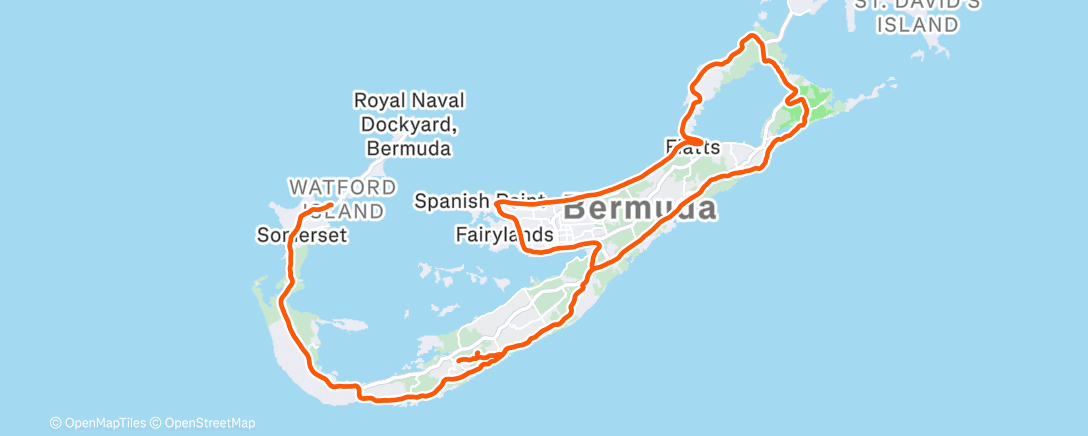 Карта физической активности (Morning Ride)