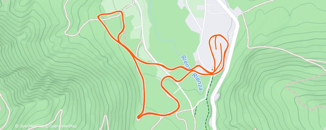 Mappa dell'attività Morning Nordic Ski