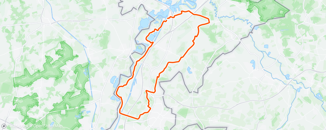 Mapa de la actividad (Morning Ride)