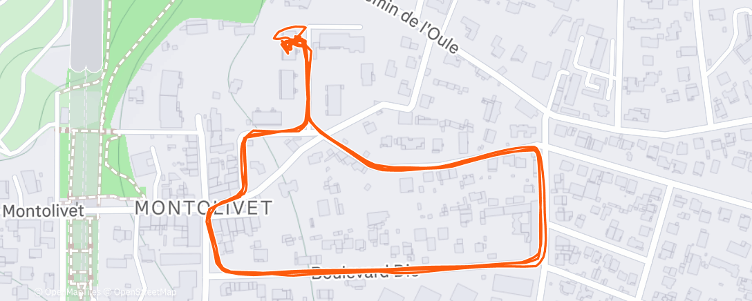 Map of the activity, Hyrox