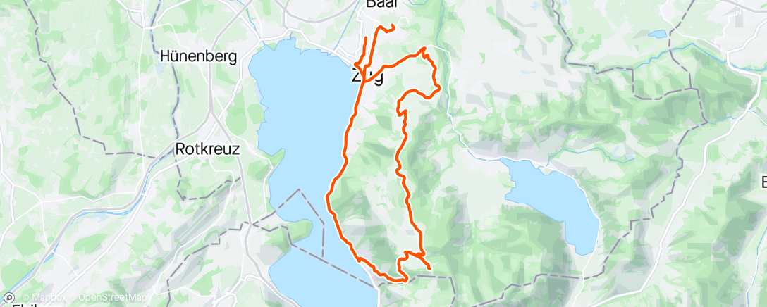 Map of the activity, New bike