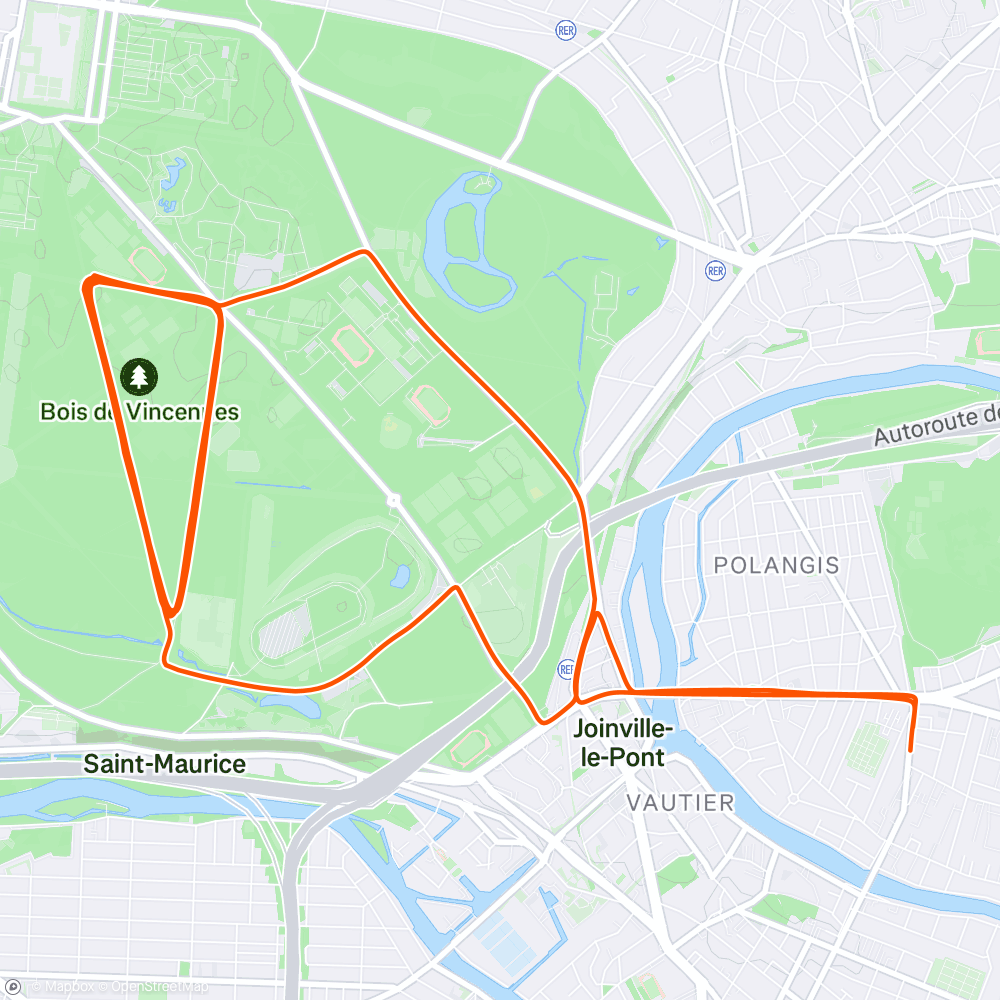 Map of the activity