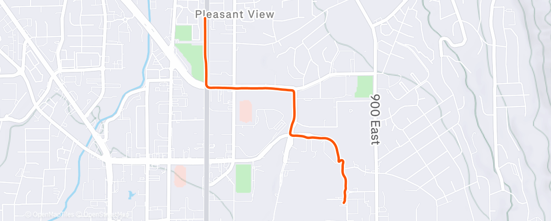 Map of the activity, Lunch Ride