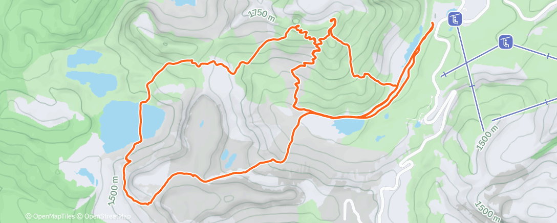 Mapa de la actividad (Morning Backcountry Ski)