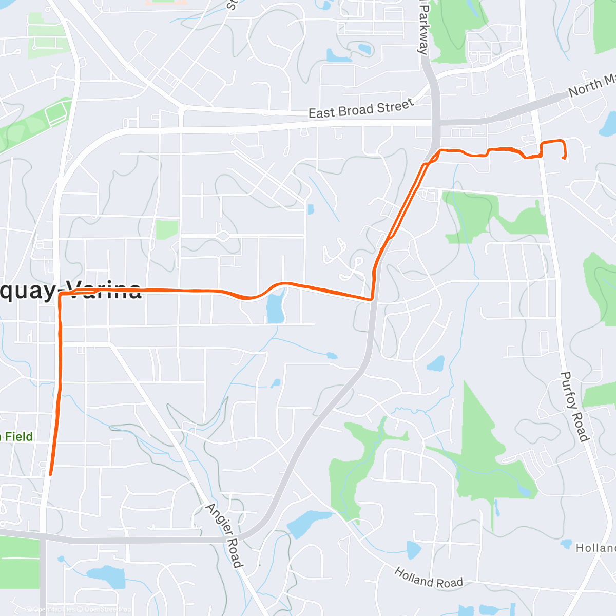 Map of the activity, Round 1