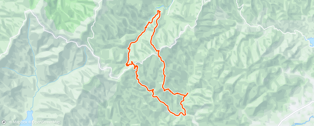 Map of the activity, Lunch Trail Run