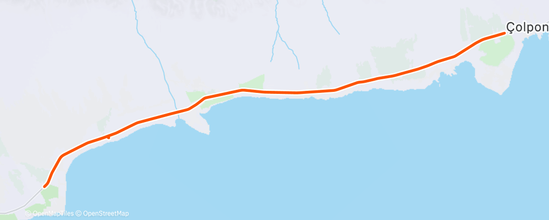 Map of the activity, Дневной велозаезд