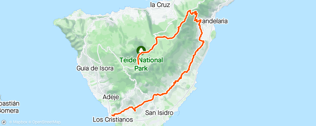 アクティビティ「🌋 Teide 7」の地図