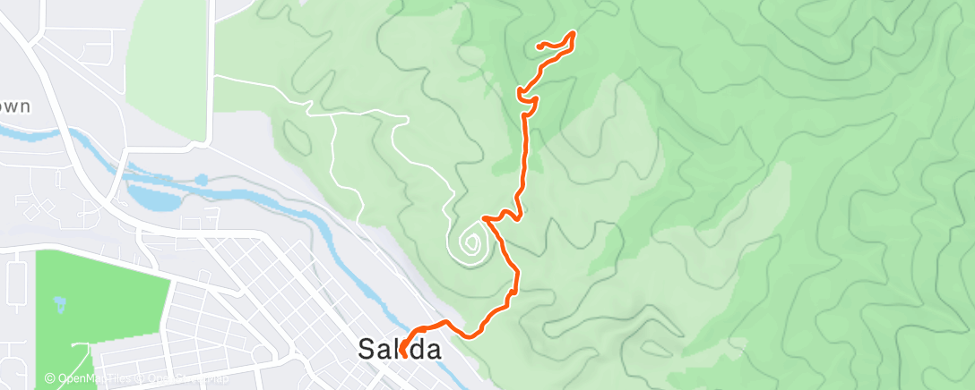 Map of the activity, Solstice Run! Sunrise to Sunset 🌅 🏔️🏃🏻🙌!