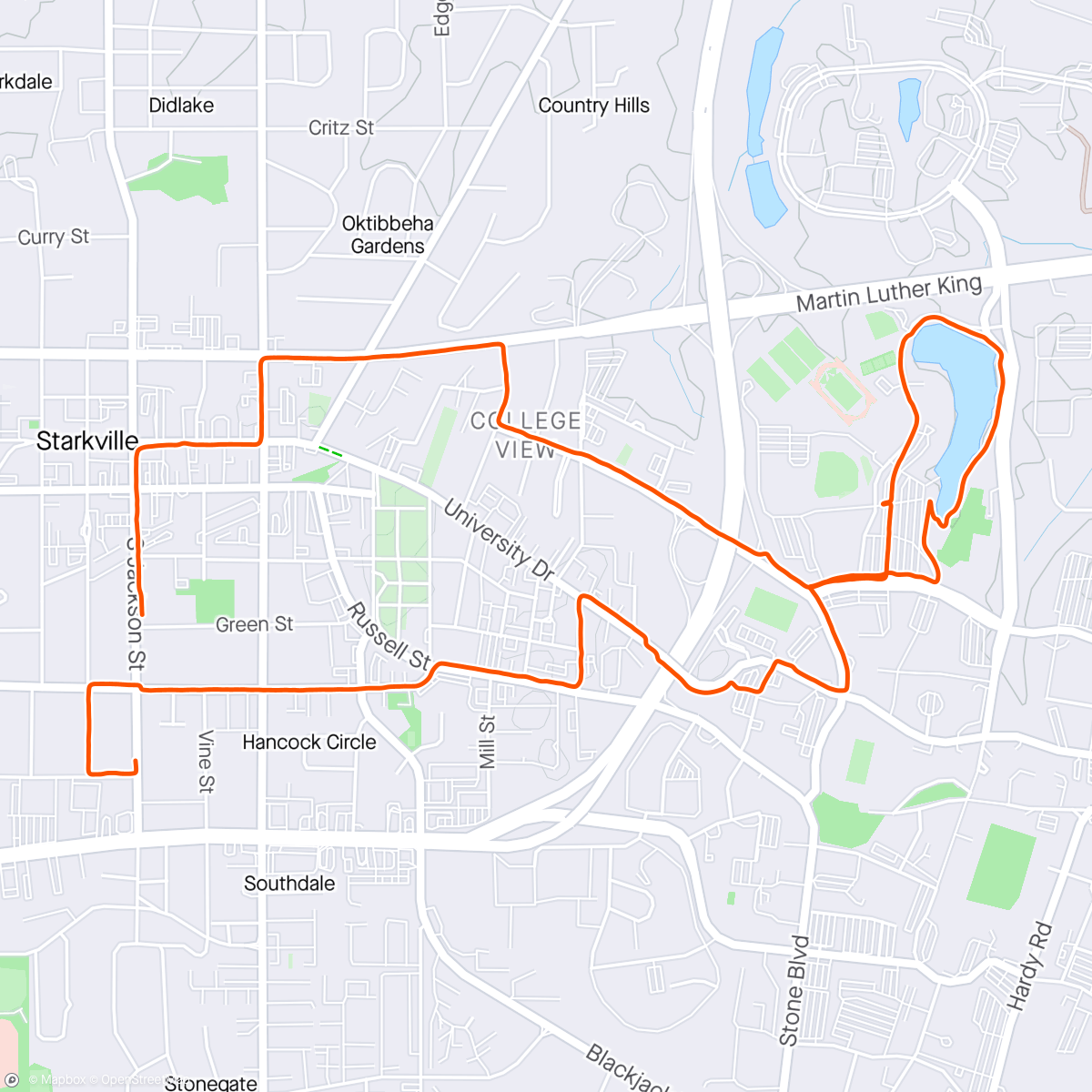 Map of the activity, Lost in starkvegas