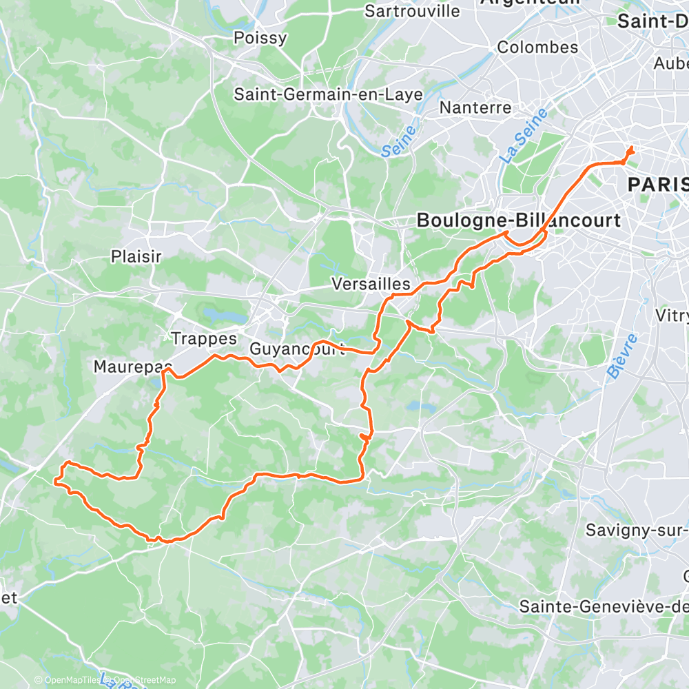 Map of the activity