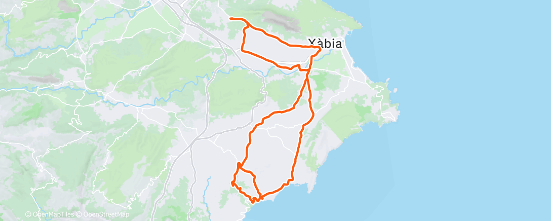 Map of the activity, Dénia 6