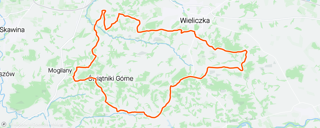 Map of the activity, Pętla Sułów z Piotrem P.
