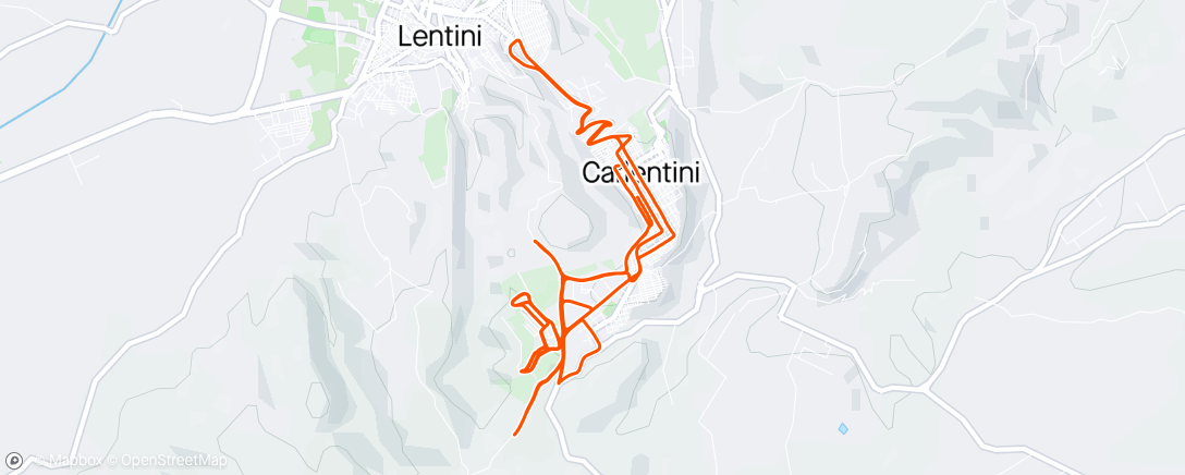 Map of the activity, Giro serale 🌟🌙