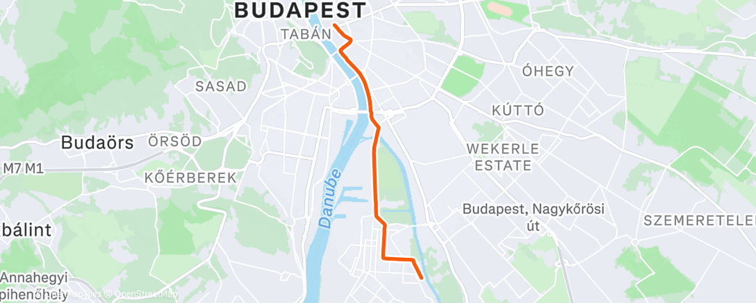 Map of the activity, Morning Ride