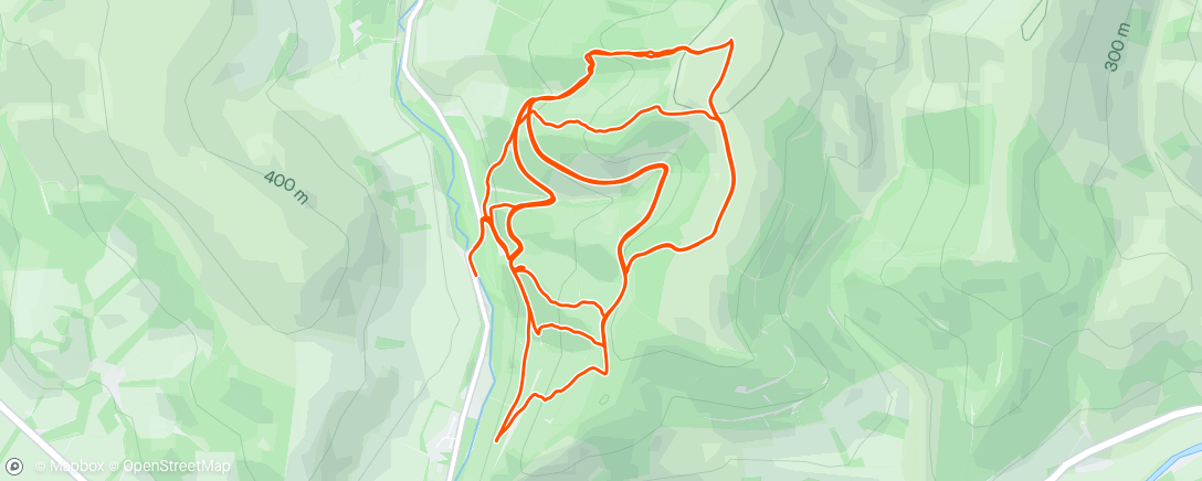 Map of the activity, First ride this year without having to wash the bike afterwards.