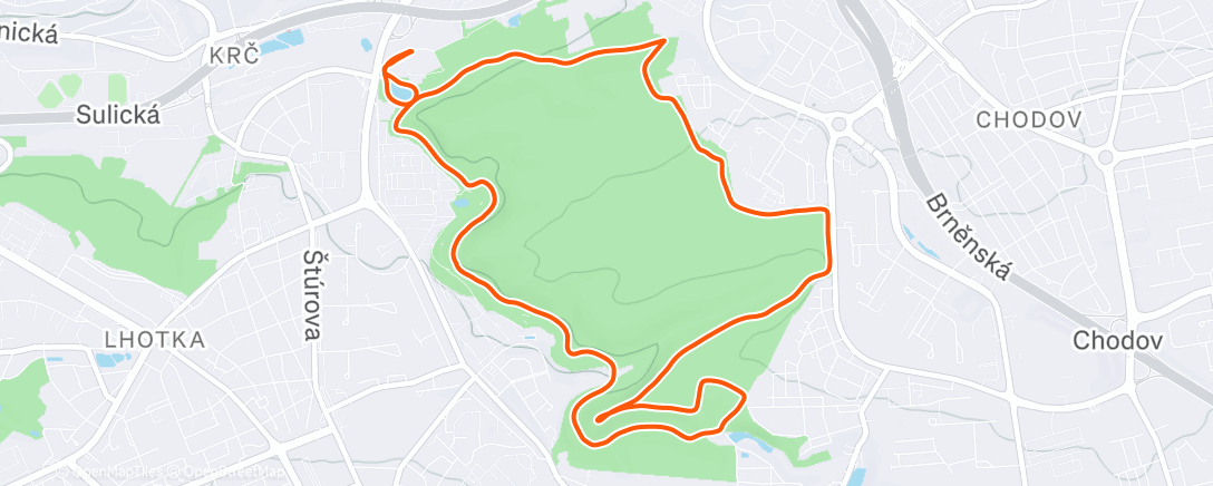 Карта физической активности (Pauza na oběd jakoby)