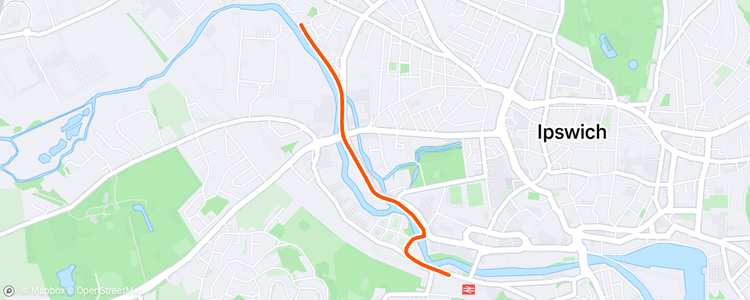 Map of the activity, Afternoon Ride