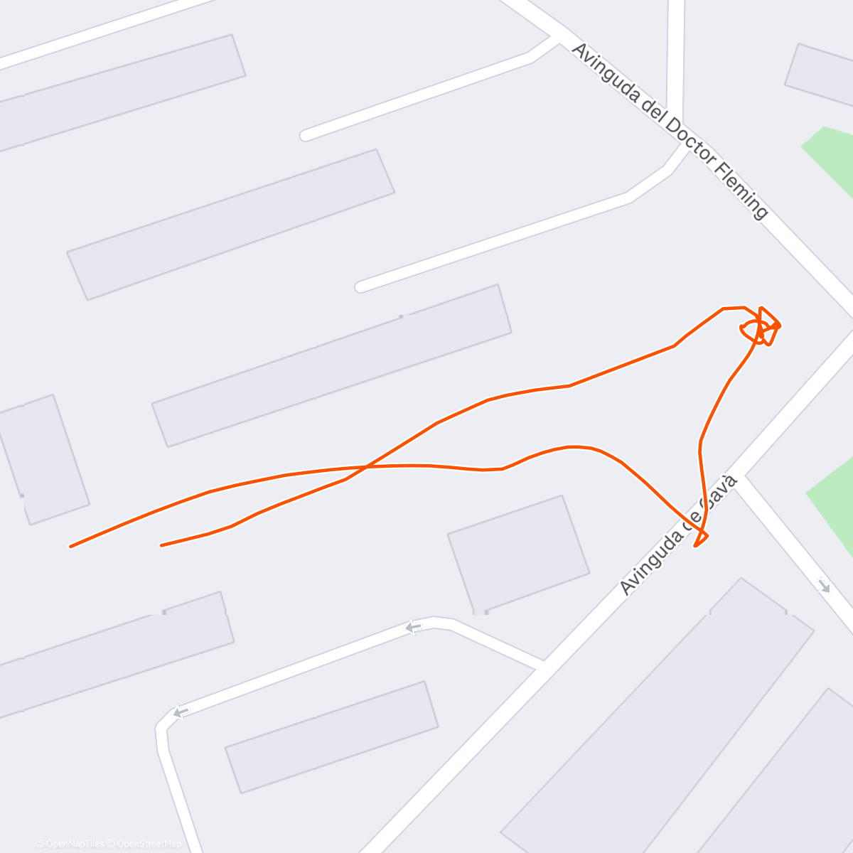 Map of the activity, Probando las nuevas cubiertas y el mantenimiento que le hice