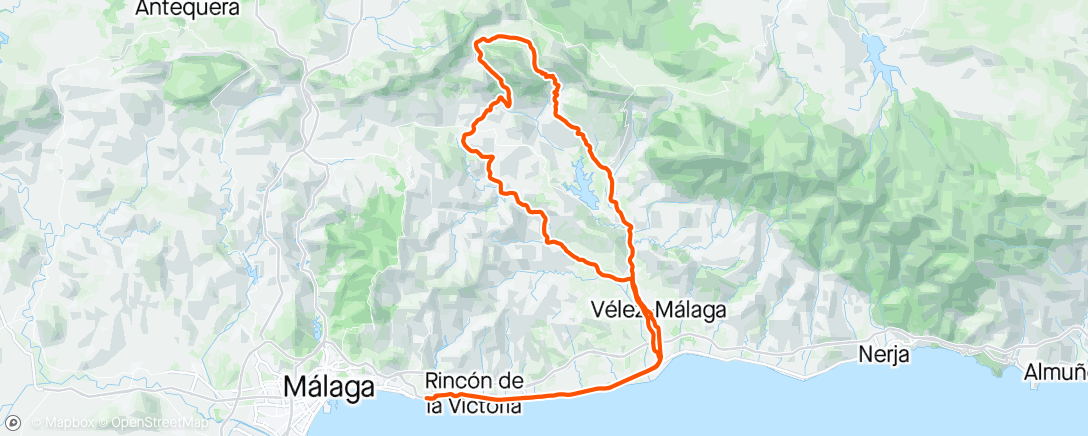 「Vélez, Periana, Puerto del Sol, Alfarnate, Alfarnatejo, Riogordo, Torre del Mar,La Araña」活動的地圖