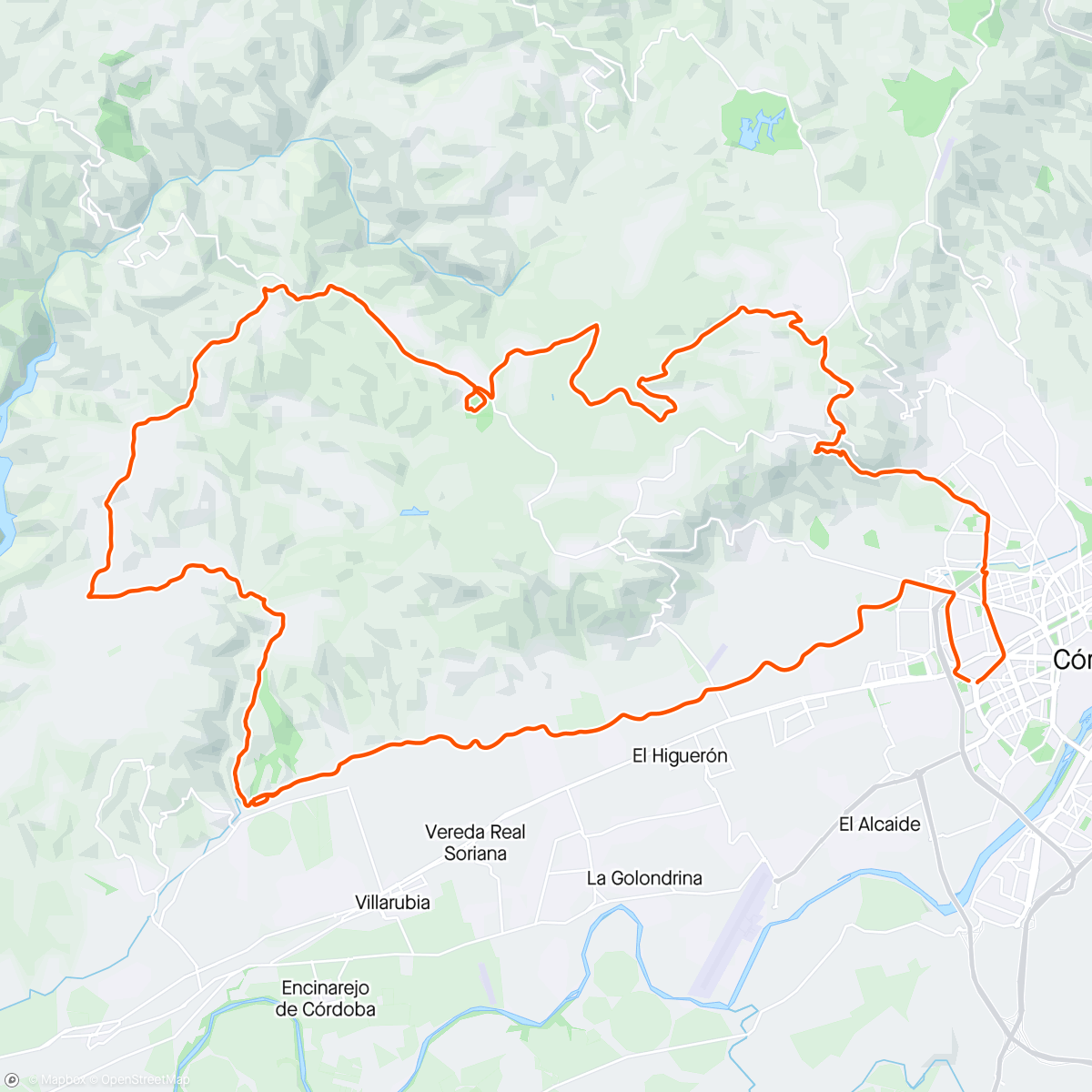 Mapa da atividade, La V, Artafi, Pozo Nieves, Jardinito