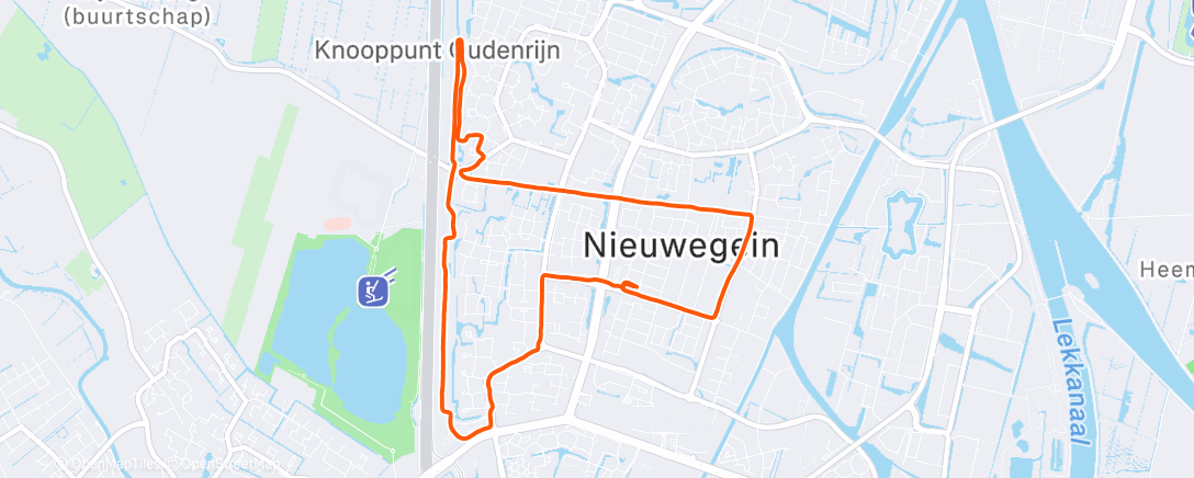 Карта физической активности (Met pijn en moeite 35 min volbrengen)