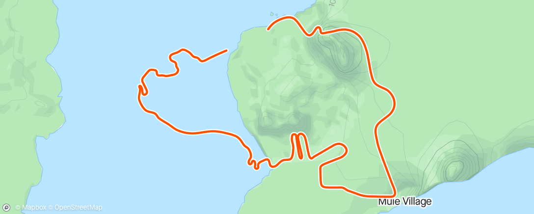 Map of the activity, Zwift - Endurance Run in Watopia