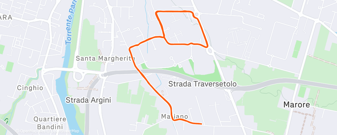 Map of the activity, BOXING DAY SURPRISE WORKOUT - Lattato & Psiche