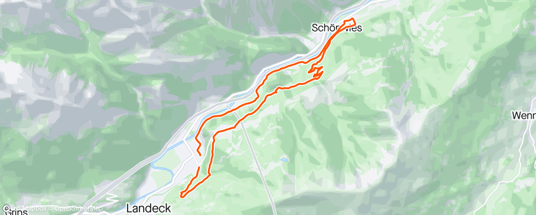 Map of the activity, MTB mit Gamssichtung 😁