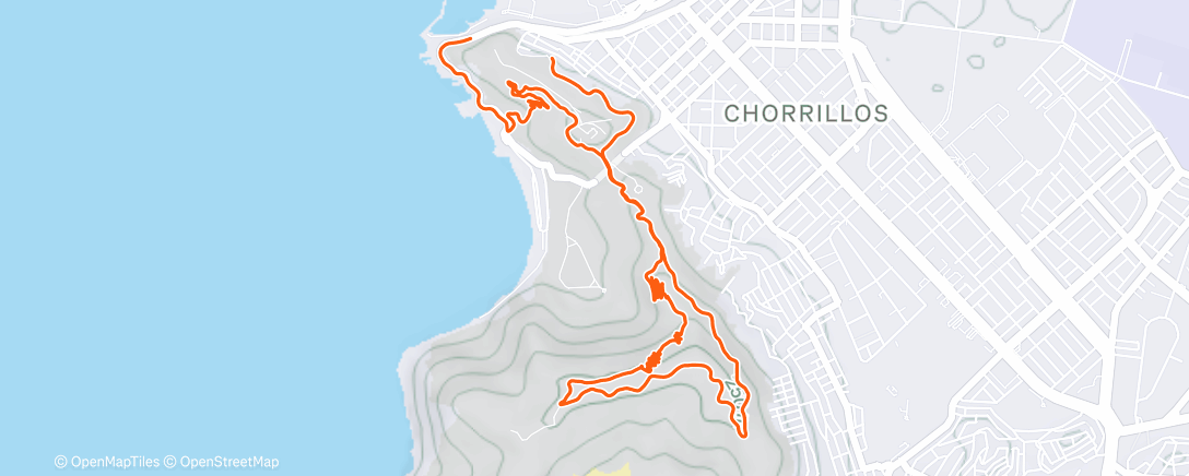 Карта физической активности (🇵🇪 LIM Morro - Steep Trail Run)