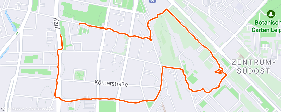 Map of the activity, Feierabendspaziergang 🚶🏻‍♀️