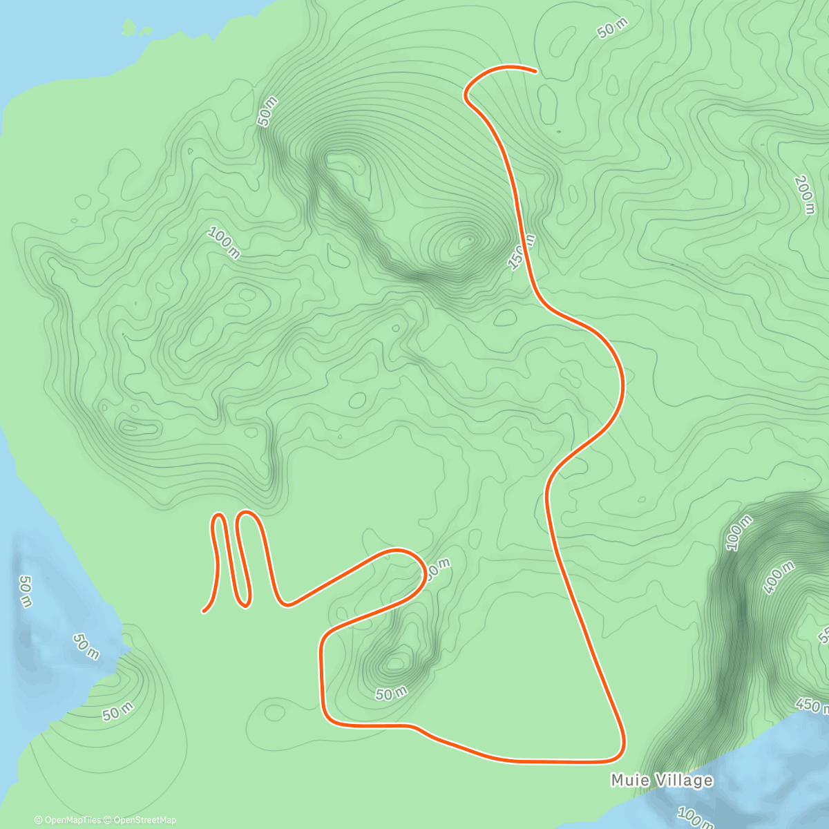 Map of the activity, Zwift - calentandoo.....🥶